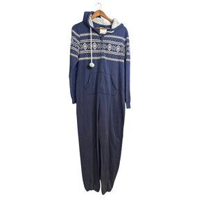 Abercrombie & Fitch Women’s One-Piece Pajama Aztec Cozy Loungewear One Size